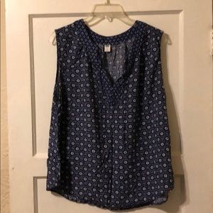 Old Navy XL Dark Blue Sleeveless Top